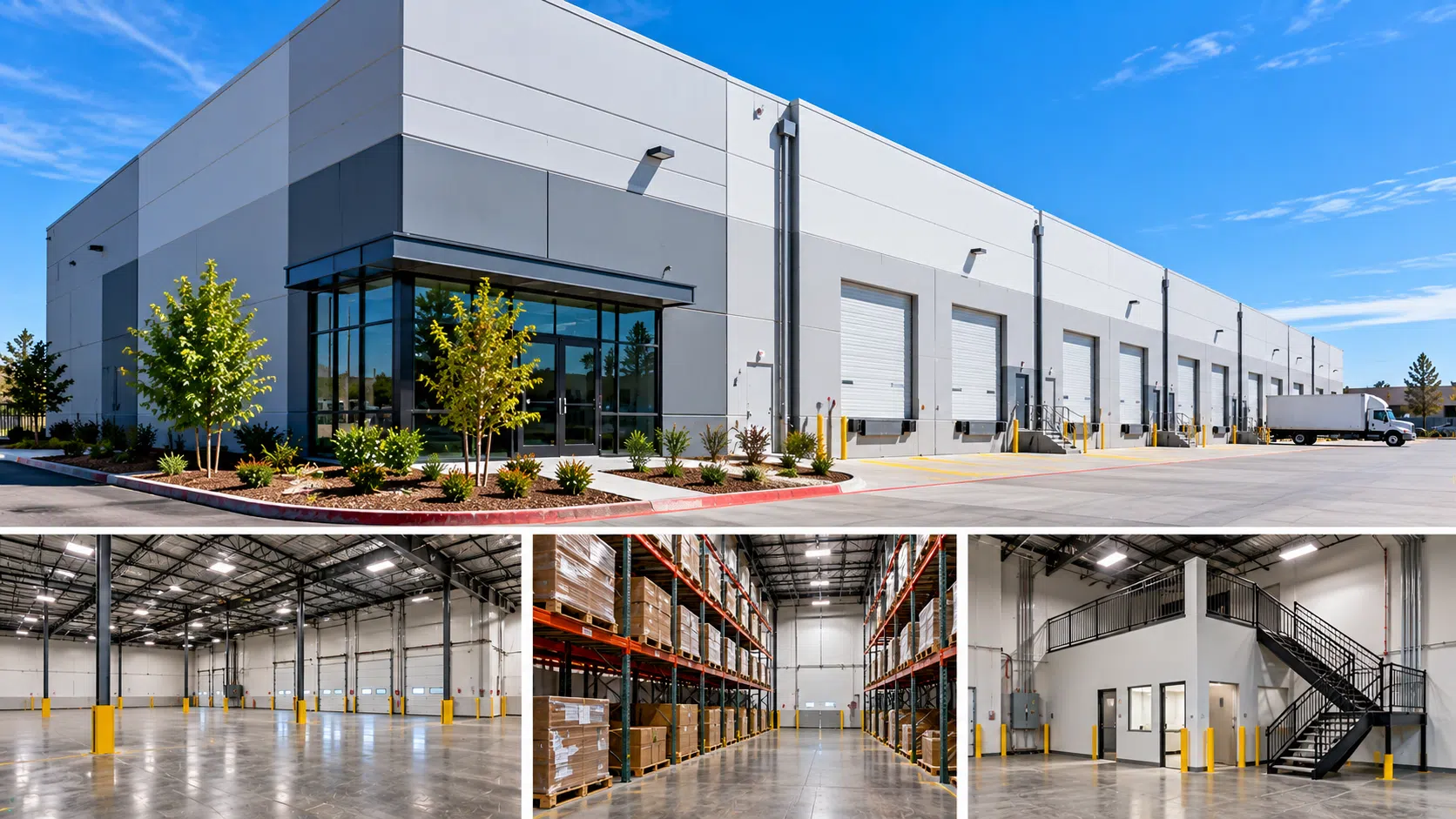 Warehouse and industrial building exterior